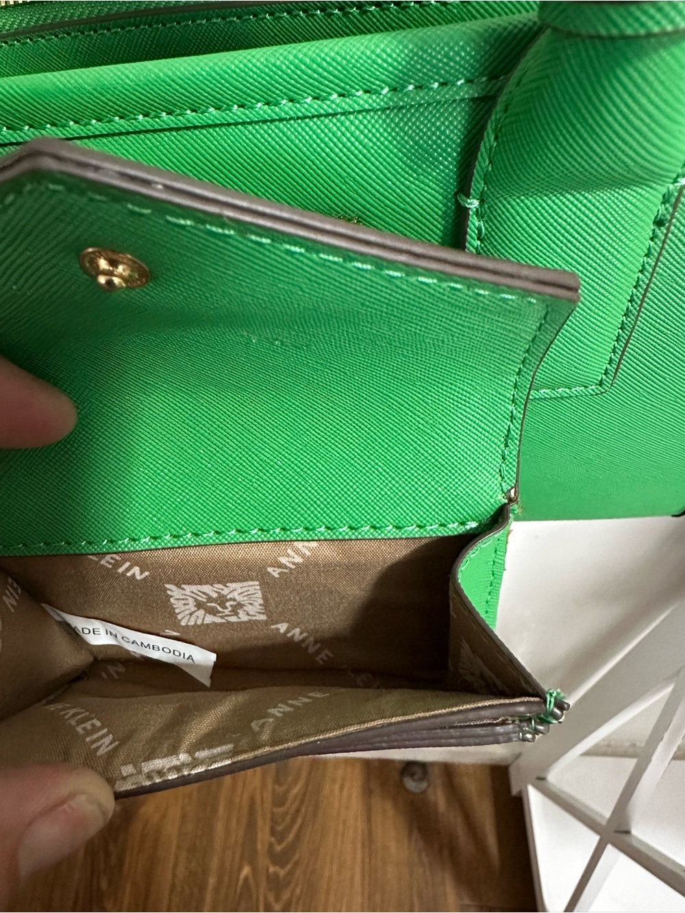 Anne Klein Green Mini Tote with Removable Straps - Picture 5 of 12